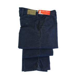 .PANTALONE UOMO CHINO MADE IN ITALY VITA REGOLARE GAMBA DRITTA COSTINA EFFETTO VELLUTINO INVERNALE ELASTICIZZATO  ART.CORTONA