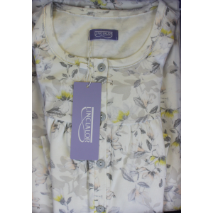 CAMICIA NOTTE LINCLALOR CALDO COTONE 100% COTONE MAGLINA TAGLIE FORTI E MANICA RAGLAN FINO ALLA TG.60 ART.92061