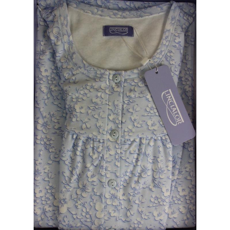 CAMICIA NOTTE LINCLALOR CALDO COTONE INTERLOCK SERAFINO MANICA RAGLAN TAGLIE FORTI FINO TG 60 ART. ART.92765